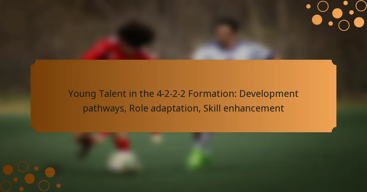 Young Talent in the 4-2-2-2 Formation: Development pathways, Role adaptation, Skill enhancement